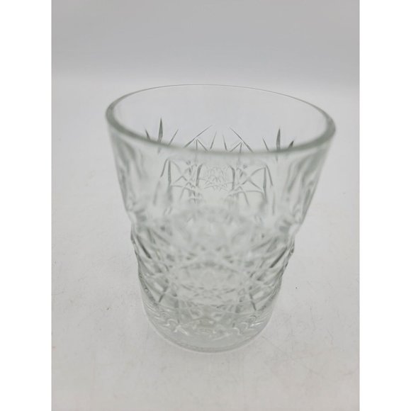 Glass Libbey Drink Cup Detailed Alcohol Cocktail Clear Brand New - Picture 2 of 9
